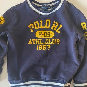 Boys size 5 polo sweatshirt